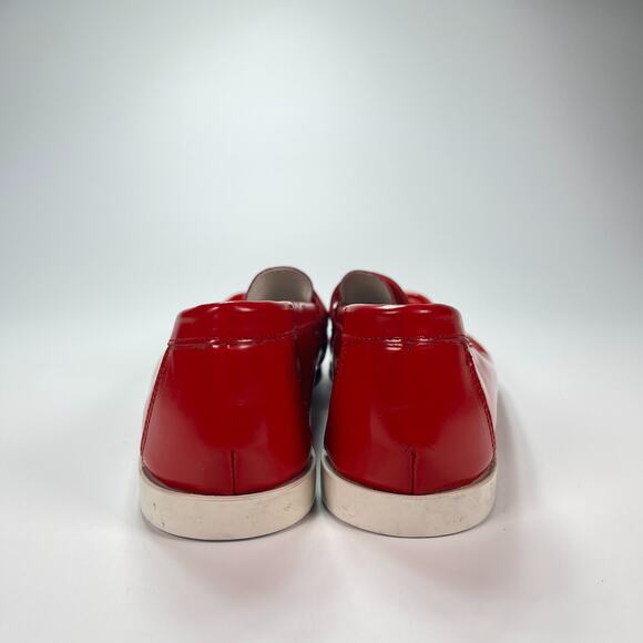 Wannabe Patrick Cox Red Patent Leather Slip-On Casual Loafer Shoes Women Size 40 - Picture 4 of 11